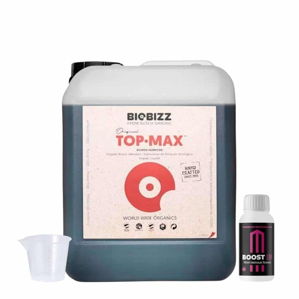 Test : growmania Top Max 10L et Probe Boost Up, engrais floraison performant