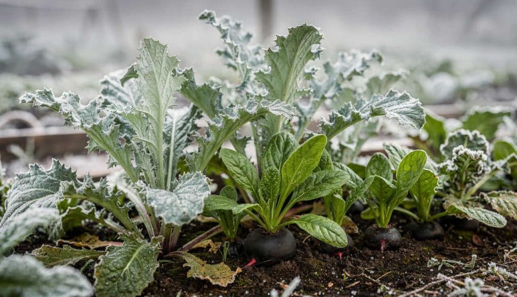 Secrets d'hiver : cardon, oseille et radis noir au jardin