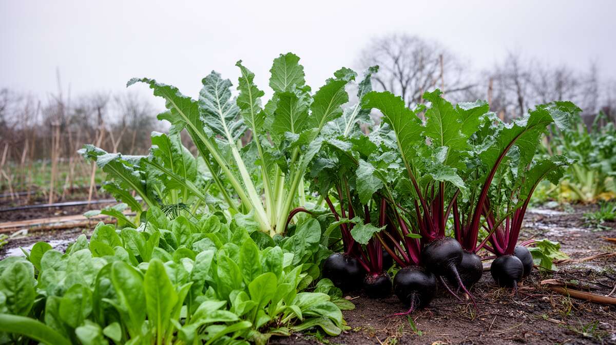 Les surprises du potager en hiver : quand la nature s'&eacute;veille