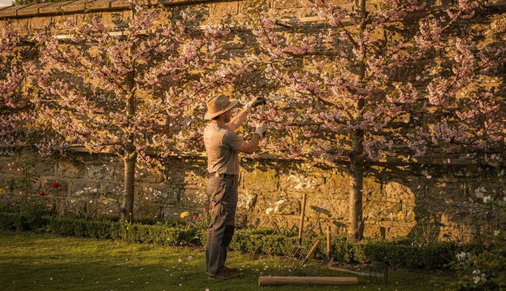Guide d'élagage des cerisiers en espalier : calendrier idéal