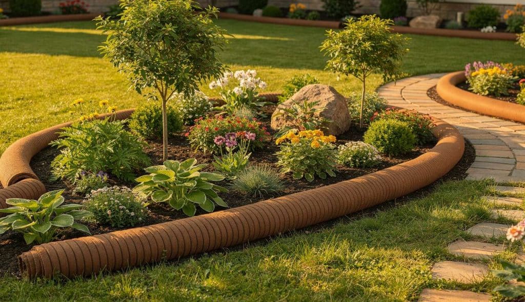 Transformer le jardin : le boudin de paillis
