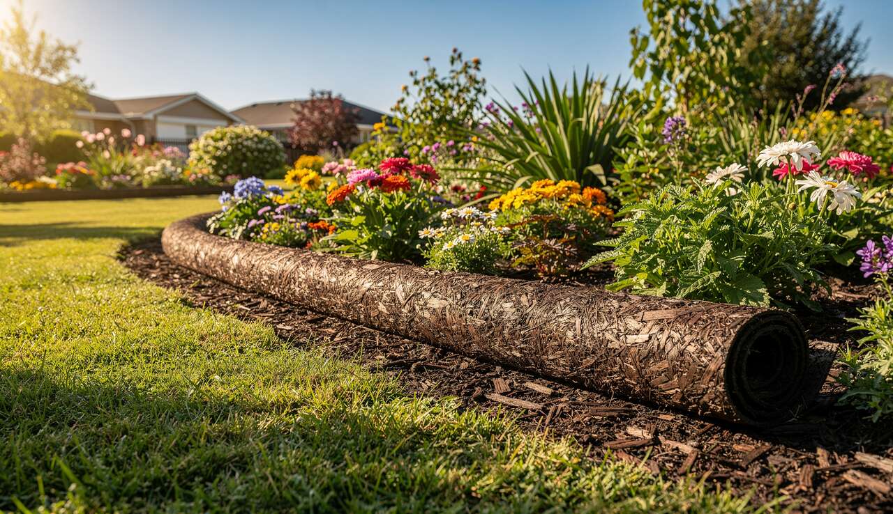 Comment installer un boudin de paillis dans votre jardin