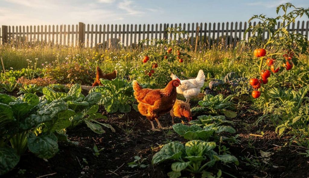 Boostez votre potager avec du fumier de poules