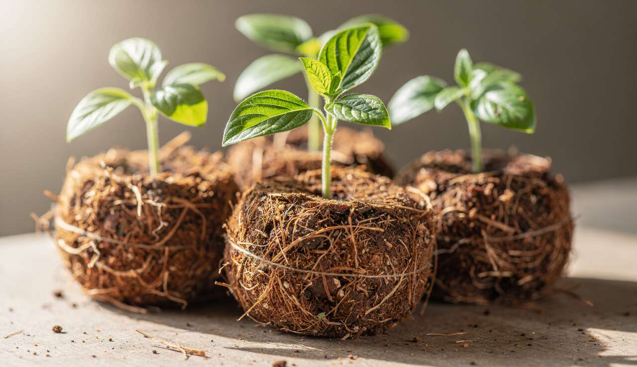 Semis : astuces avec pastilles de coco