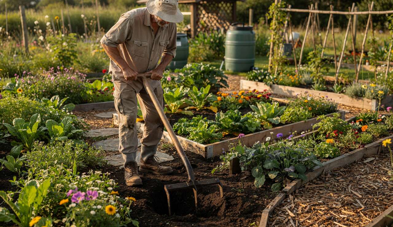 Les avantages &eacute;cologiques de la grelinette en permaculture