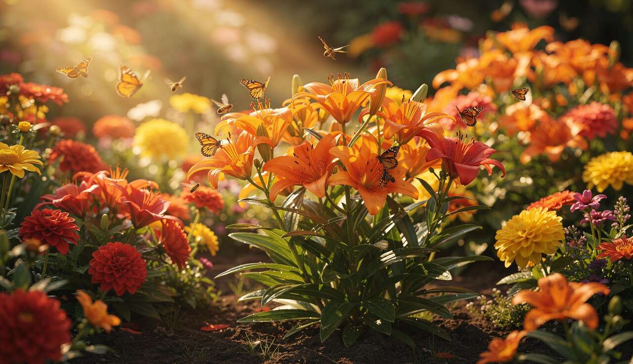 Créer un massif éclatant avec des bulbes d'été