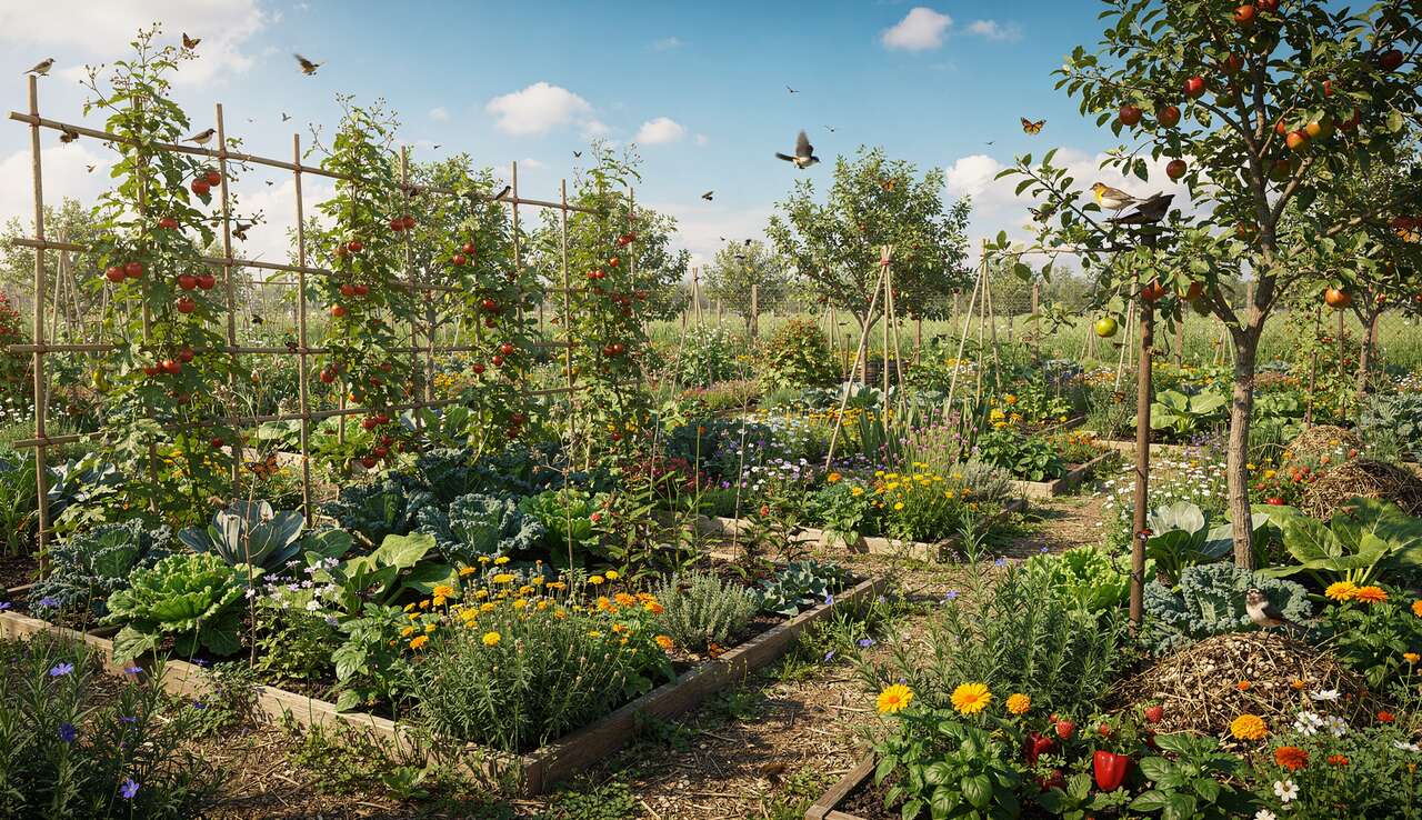 Astuces de permaculture pour un potager foisonnant en juin
