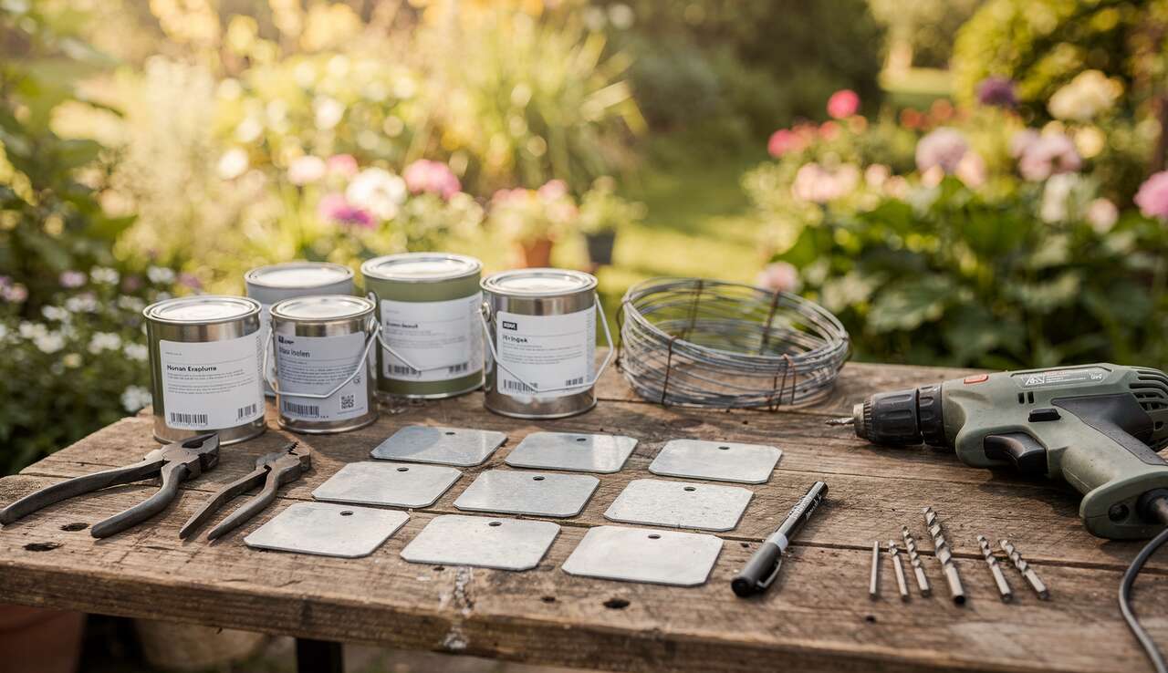 Identifiez vos semis avec des étiquettes de jardin en métal