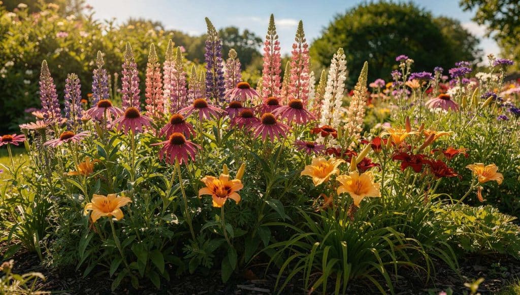 Aménager un massif de vivaces florissantes