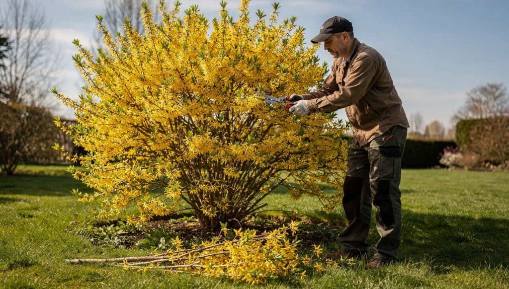 Tailler le forsythia : guide pratique et timing idéal