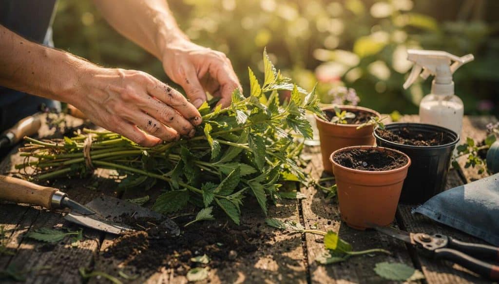 Techniques de multiplication des plantes : rejets, boutures et divisions