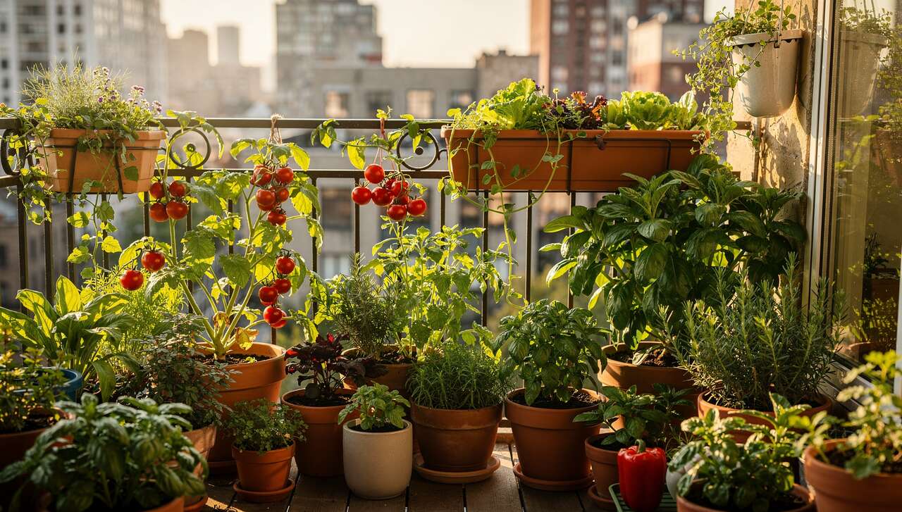 Astuces pour un potager luxuriant sur balcon