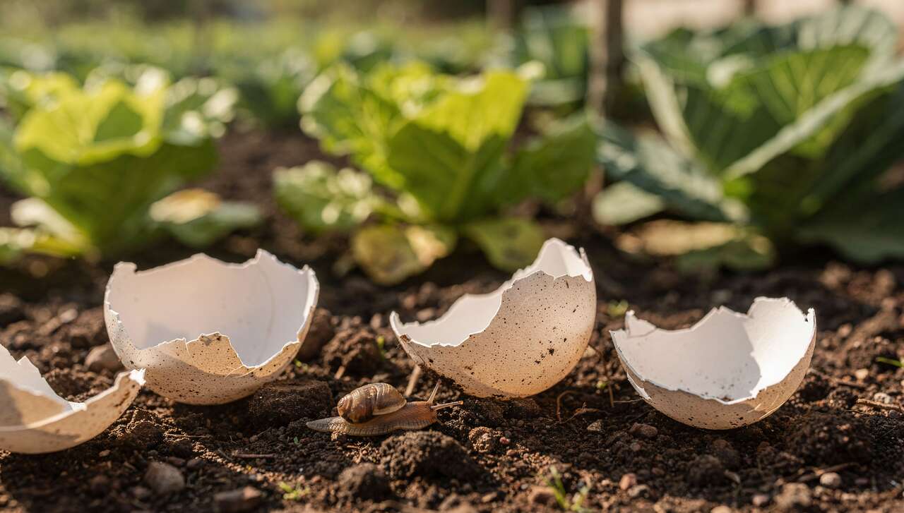Coquilles d'œufs : une barrière dissuasive au jardin