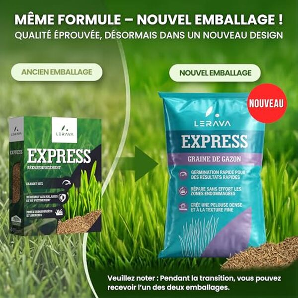 Découvrez notre test du gazon Lerava Express pour une pelouse résistante et à croissance rapide. Obtenez une verdure luxuriante en un temps record  !