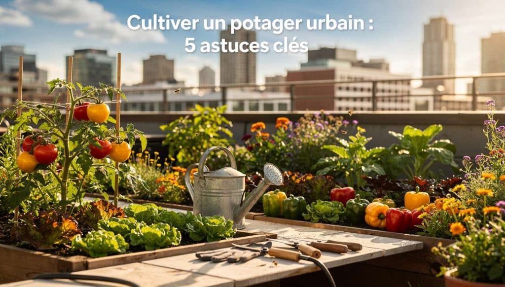 Cultiver un potager urbain : 5 astuces clés