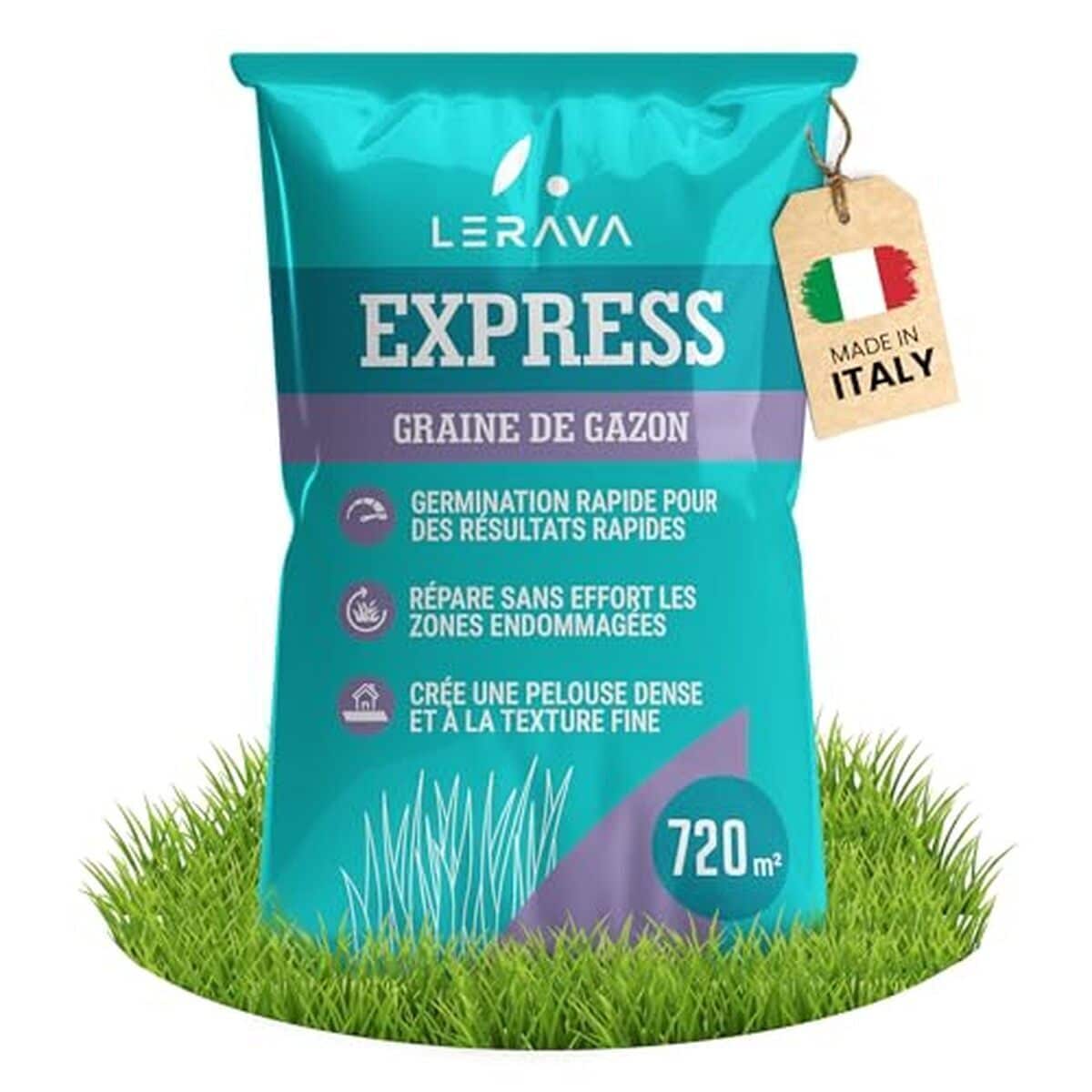 Test gazon Lerava Express : résistance et croissance rapide