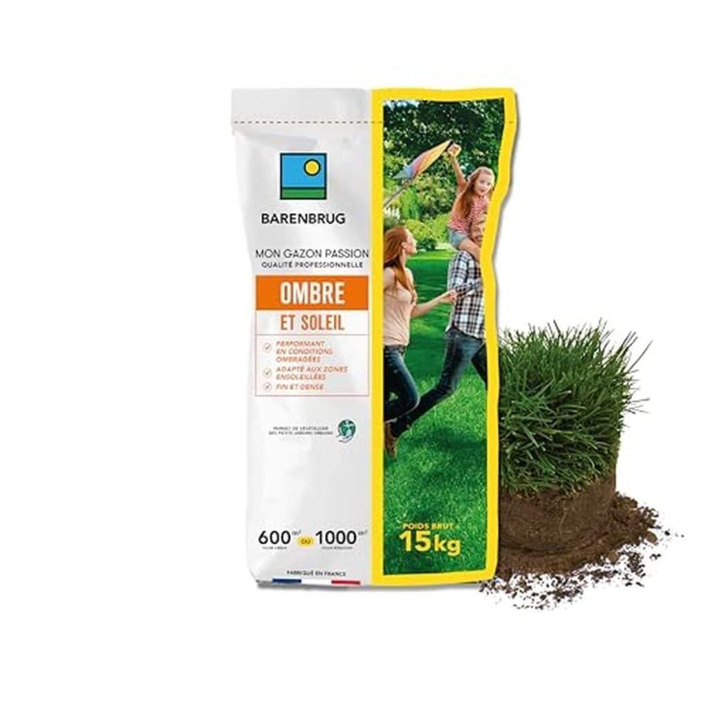 Test : gazon performant BARENBRUG ombre et soleil 15KG