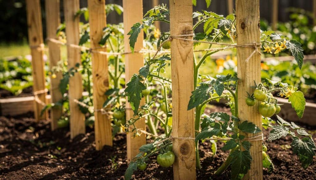 Préservez vos tuteurs tomates en bois : astuces anti-pourrissement !