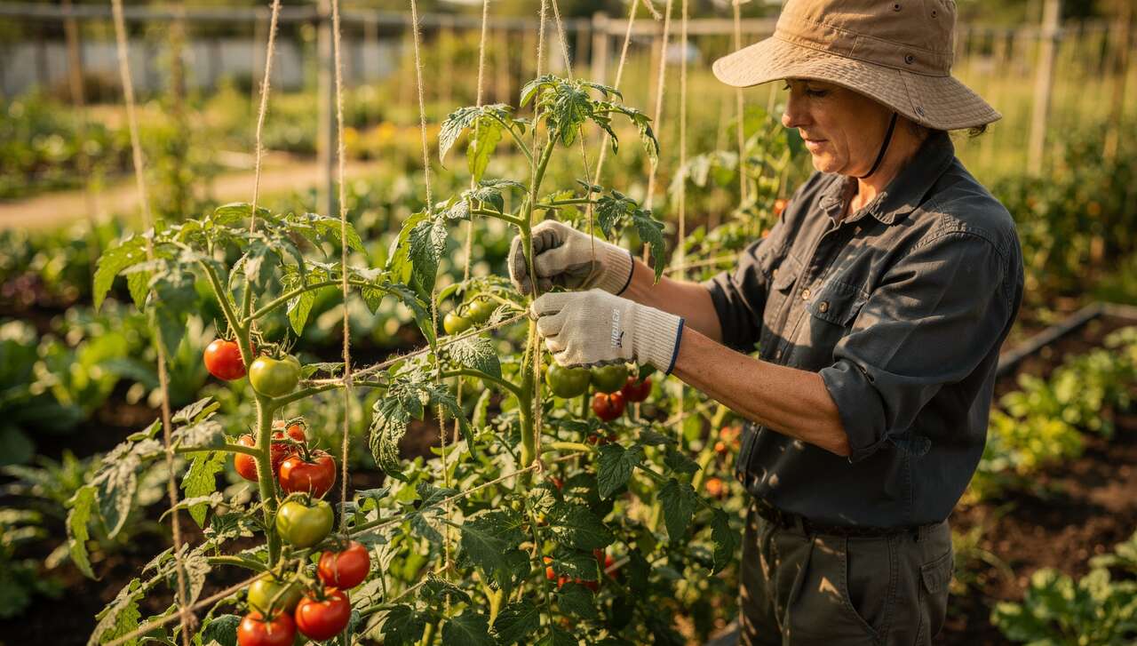 Installer la ficelle : étapes pas à pas pour un tuteurage réussi