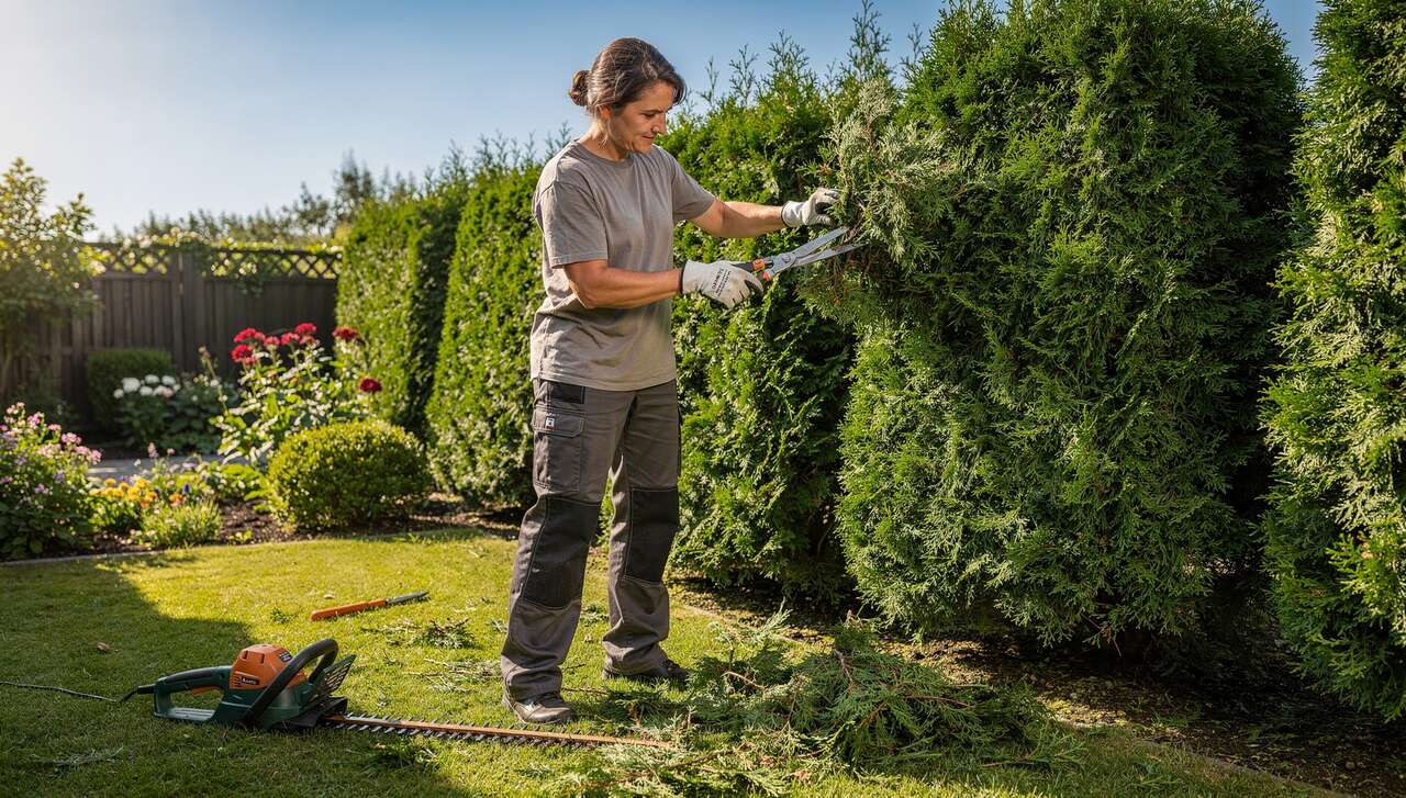 Tailler sa haie de cèdres : calendrier et astuces pratiques