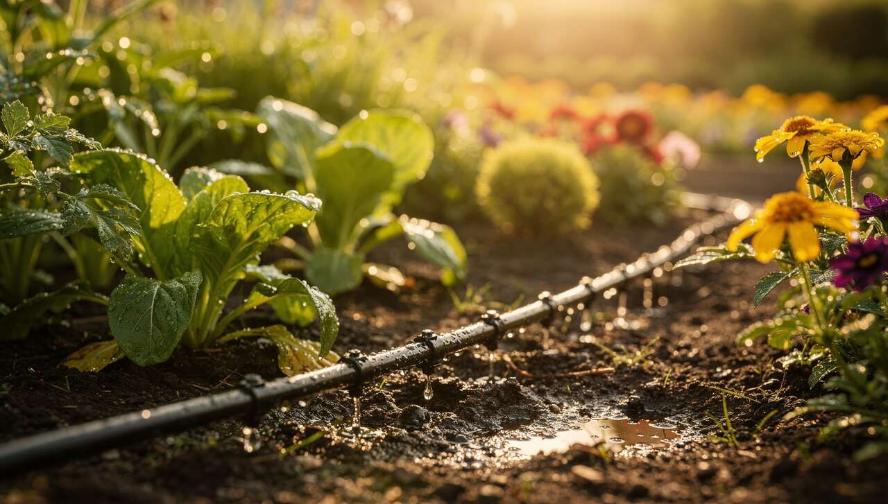 Optimiser l'arrosage avec le goutte-à-goutte