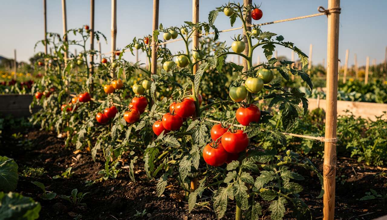 Installation des tuteurs pour un soutien optimal