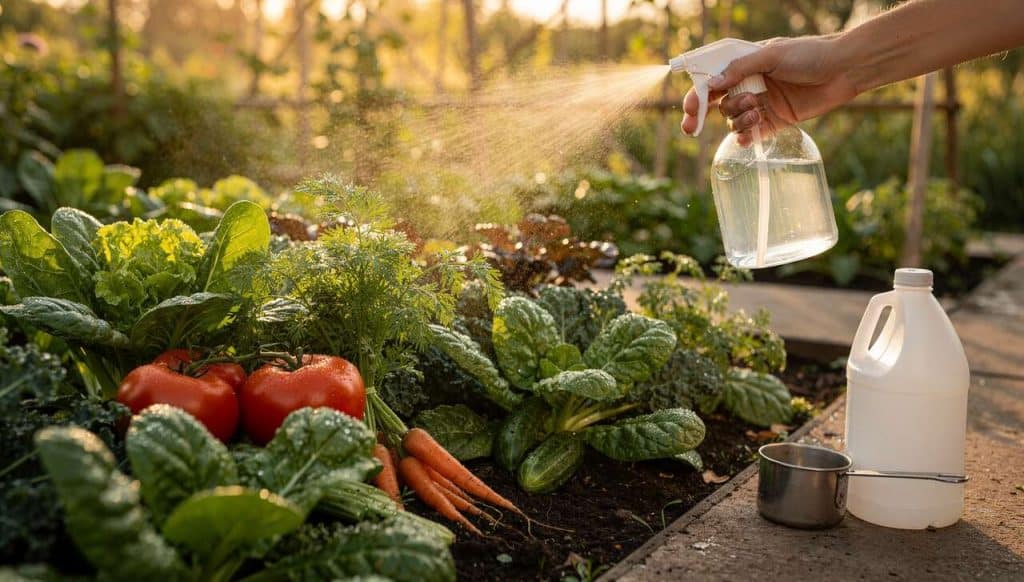 5 astuces vinaigre blanc pour un potager en pleine santé