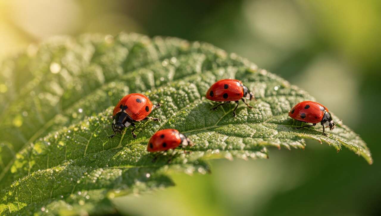 Utiliser les coccinelles pour éliminer les pucerons du jardin