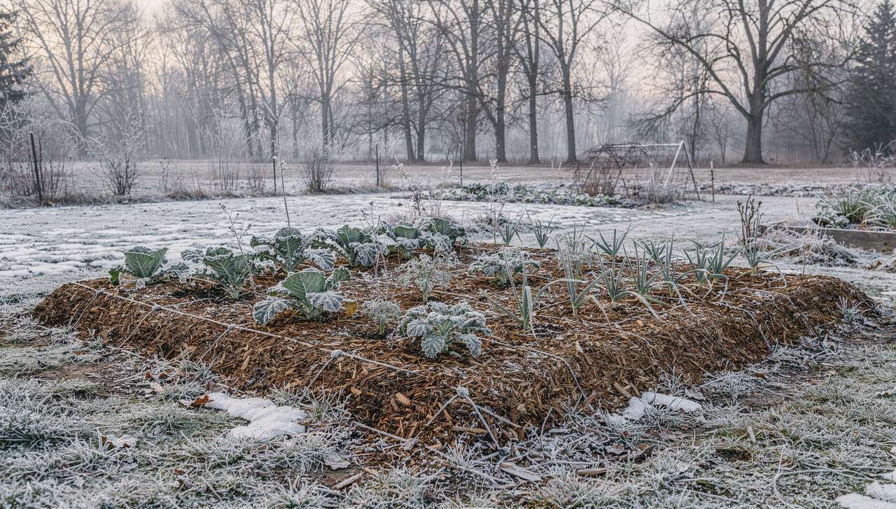 Le rôle du paillage en hiver : protection et isolation