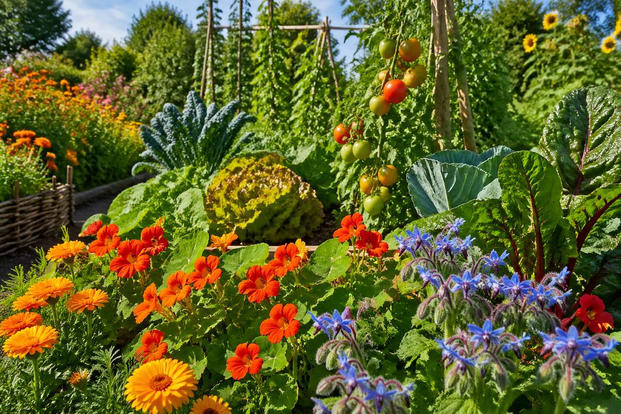 L'importance des fleurs au potager
