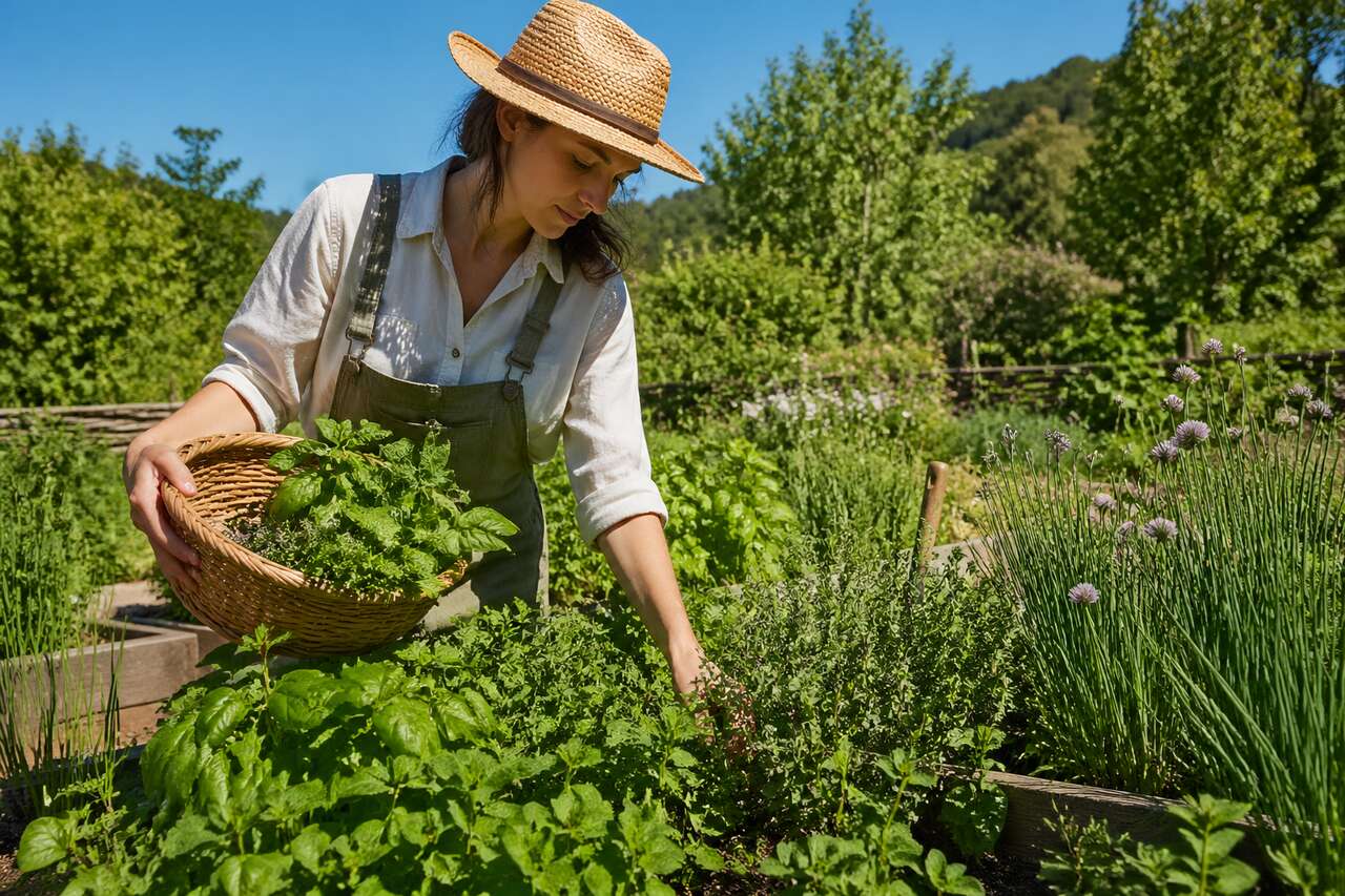 Collecter et transporter les herbes : solutions pratiques et écologiques
