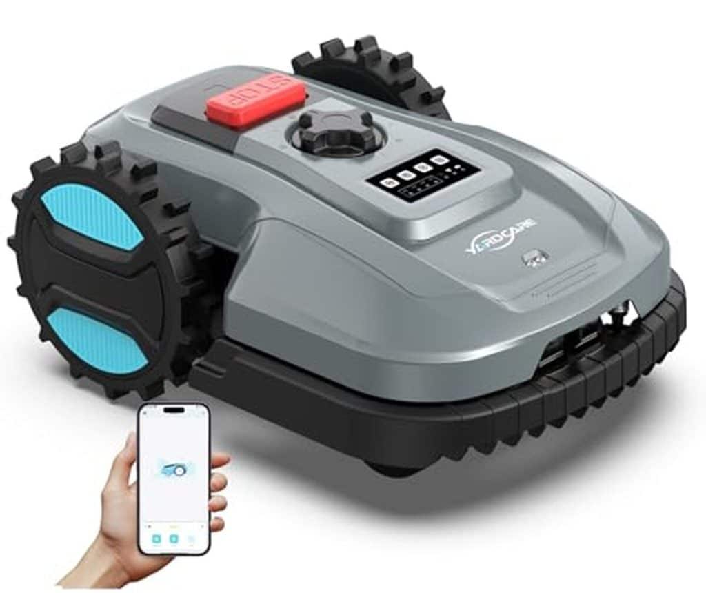 Test du robot tondeuse Yardcare E400 : performance et contrôle via app